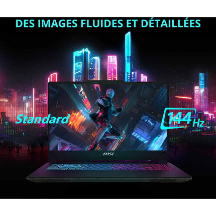 PC Gamer MSI Cyborg 15,6" FHD 144Hz Intel Core i5 13420H Nvidia GeForce RTX 4050 16 Go RAM DDR5 SSD 512 Go