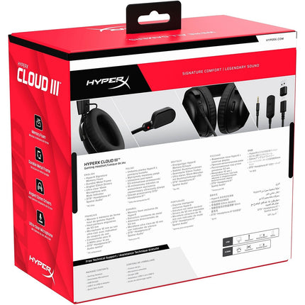 Casque gamer HYPERX Cloud III BLK-ED GAM HS