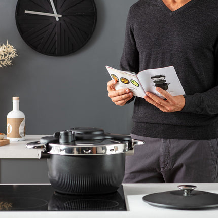 Autocuiseur SEB cocotte 3 en 1 TEMPO 6L noir