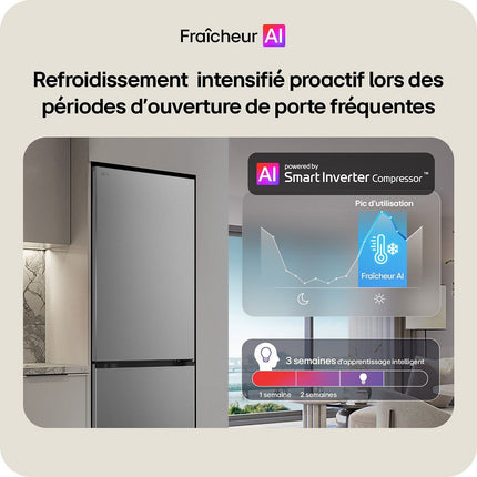 Réfrigérateur combiné LG GBBSJ1CCEP