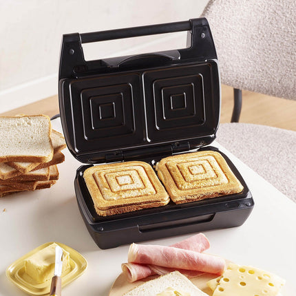 Gaufrier, croque monsieur LAGRANGE Mini Maxi 2 plaques gaufre+croque 28463