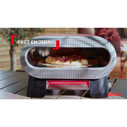 Four à pizza électrique TEFAL Pronto JM600TE0 pizza 30 cm préchauffage 15 min, jusqu'à 400°C