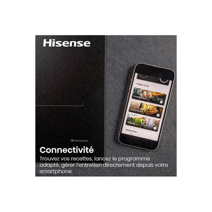 Plaque induction aspirante HISENSE HEH8443BSRWF InfiniteMattGlass