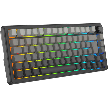 Clavier gamer sans fil THE G-LAB Keyz Elite 300 RGB Triple Mode Gris