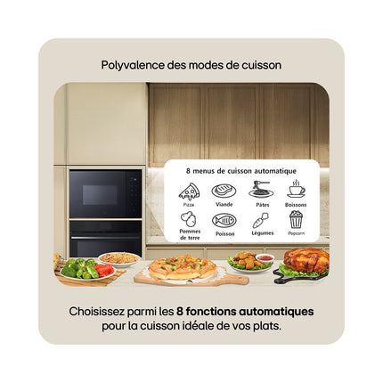 Micro ondes grill encastrable LG MGBZ2593F