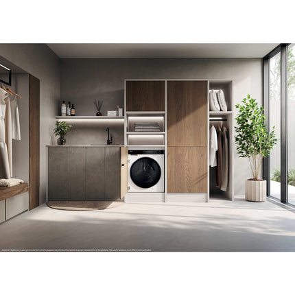 Lave linge hublot encastrable HAIER HWB100-B14858U-S
