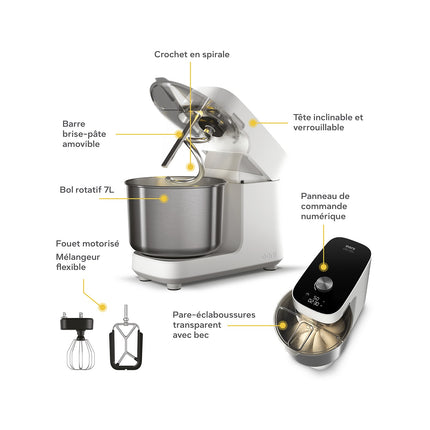Robot pâtissier OONI Halo Pro , 7 L, 58 vitesses, transmission directe