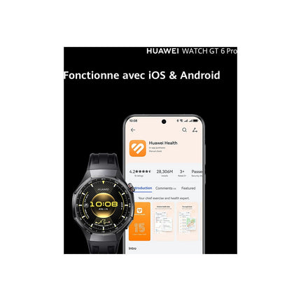 Montre connectée HUAWEI Watch GT6 Pro 46mm Noir
