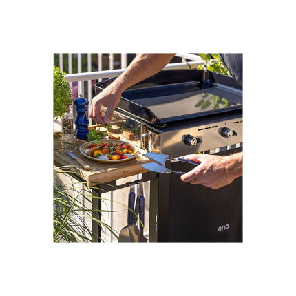 Plancha gaz ENO Initial 50 Inox 2 brûleurs à poser, 47x36 cm