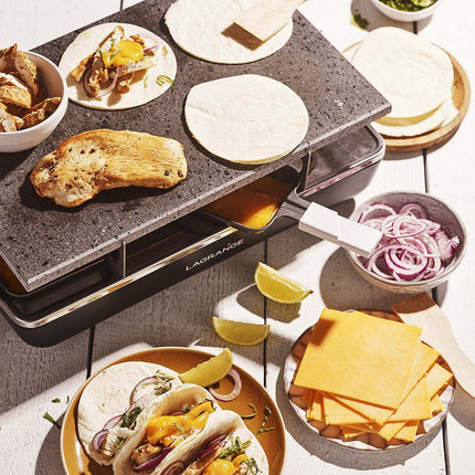 Raclette LAGRANGE element bleu abysse pierre de cuisson