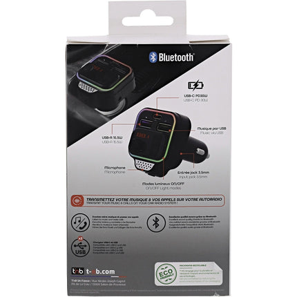 Transmetteur FM TNB Voiture bluetooth + kit main libre