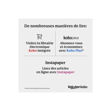Liseuse eBook KOBO Clara Colour Noire