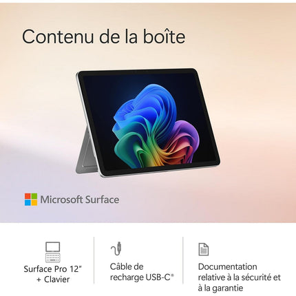 PC Hybride MICROSOFT Pack Surface Pro 12' 16 512 Platine