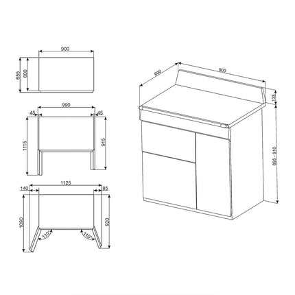 Piano de cuisson gaz SMEG TR93BL