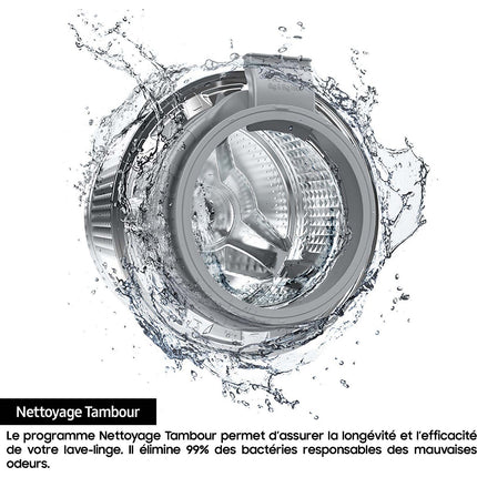Lave linge hublot SAMSUNG WW80CGC04DAB Bespoke AI