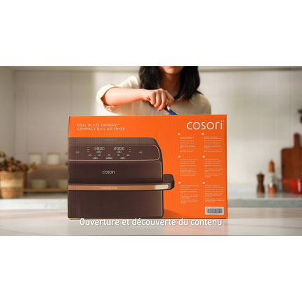 Friteuse sans huile COSORI Dual Blaze Twinfry Compact 8.6-L KAAPAFC