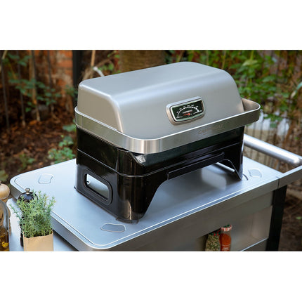 Barbecue gaz CAMPINGAZ ATTITUDE 2GO inox à poser, 48x26 cm