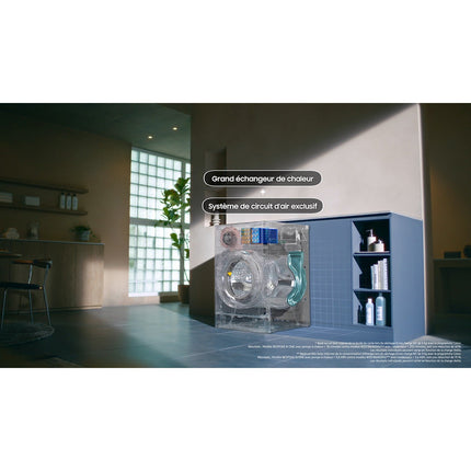Lave linge séchant hublot SAMSUNG WD18DB8995BZT2 Bespoke AI Combo