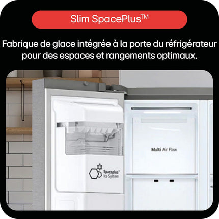 Réfrigérateur multi portes LG GML860EPFE