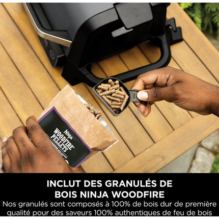 Barbecue électrique NINJA Woodfire OG701EU à poser, 33x28 cm