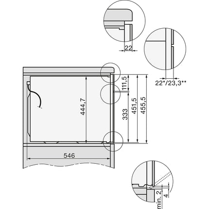 Micro ondes combiné encastrable MIELE H 7145 BM