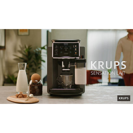 Expresso Broyeur KRUPS EA910E10 sensation silver