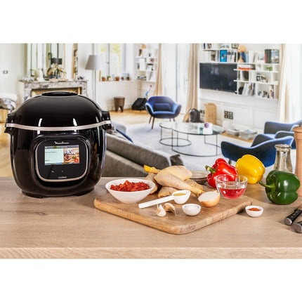 Cookeo MOULINEX CE902800 noir touch wifi 6 L, 13 modes de cuisson, 250 recettes