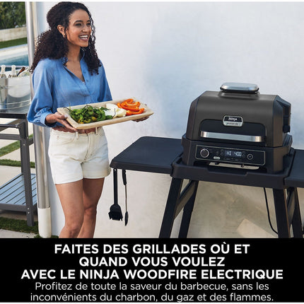 Barbecue électrique NINJA Woodfire OG850EU Pro XL 50x40 cm