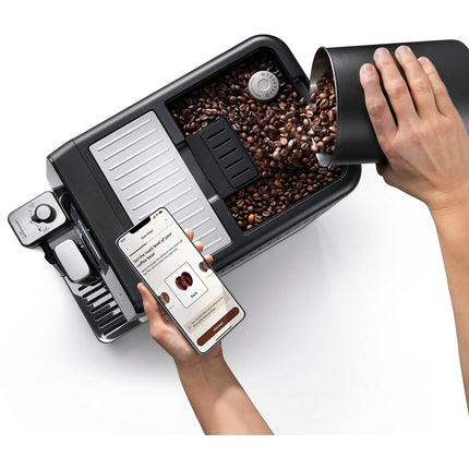 Expresso Broyeur DELONGHI Eletta Ultra ECAM470.85.MB Technologie Silent