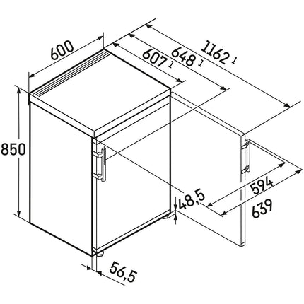 Réfrigérateur top LIEBHERR Rdi1621-20