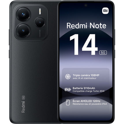 Smartphone XIAOMI Redmi Note 14 256Go 5G