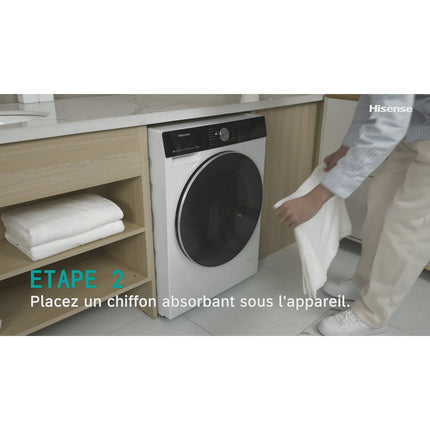 Lave linge hublot HISENSE WF3S9043BB3