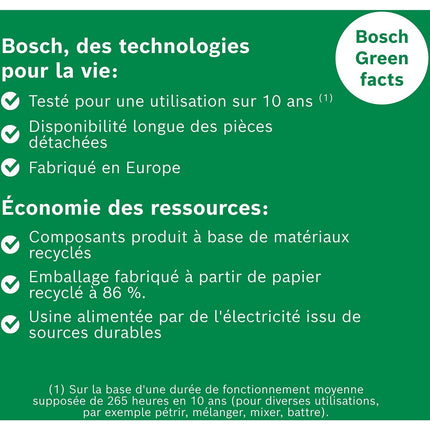 Robot pâtissier BOSCH Série 6 MUMS6ZS00