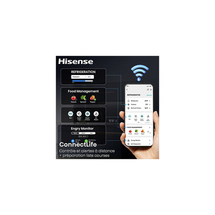 Réfrigérateur multi portes HISENSE RQ640P5SSD
