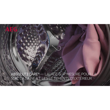 Lave linge séchant hublot AEG LWR98B166X