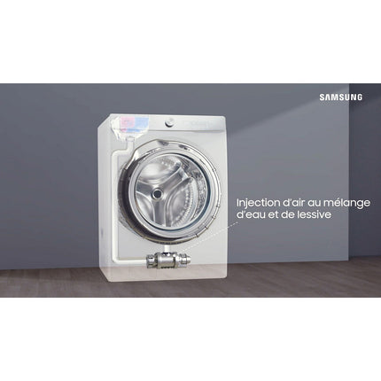 Lave linge hublot SAMSUNG WW80CGC04DAB Bespoke AI