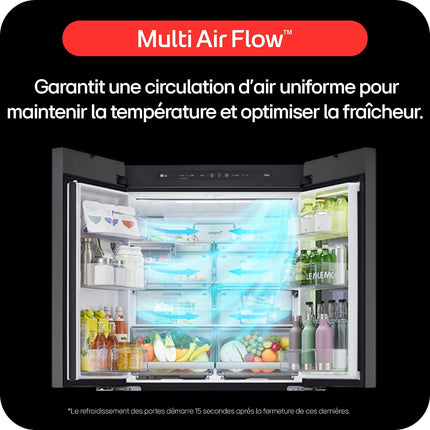 Réfrigérateur multi portes LG GMF960PY2E