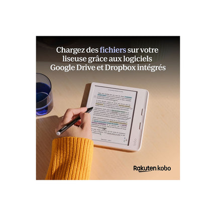 Liseuse eBook KOBO Libra Colour Blanche