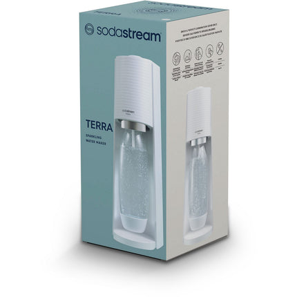 Machine à soda SODASTREAM Terra + 1 Recharge de Gaz 60L + 1 Bouteille de gazéification