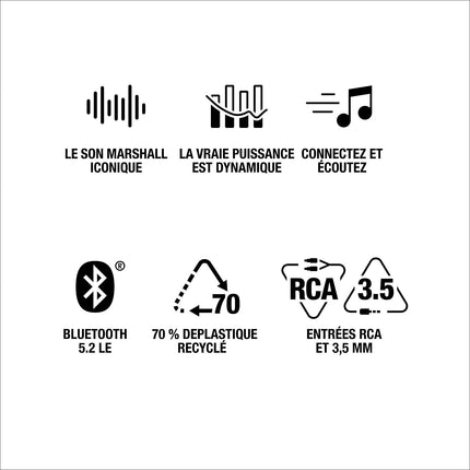Enceinte résidentielle MARSHALL Stanmore III Noir