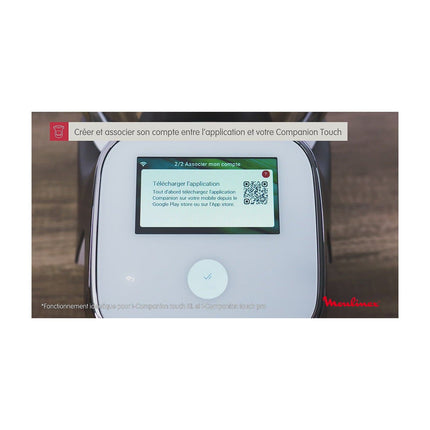 Robot multifonction MOULINEX I Companion Touch Pro XL Noir HF93D810
