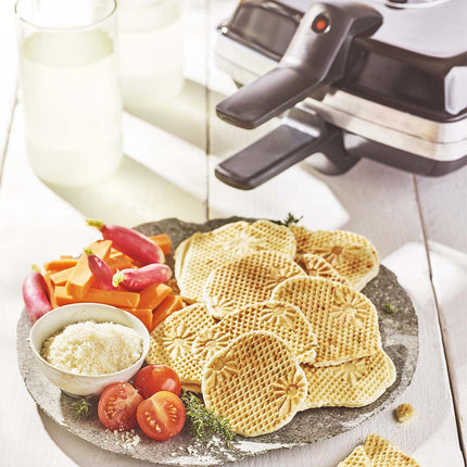 Croque, gaufrier, gaufrette LAGRANGE super 2 antiadhésif noir gaufres +GT+CM