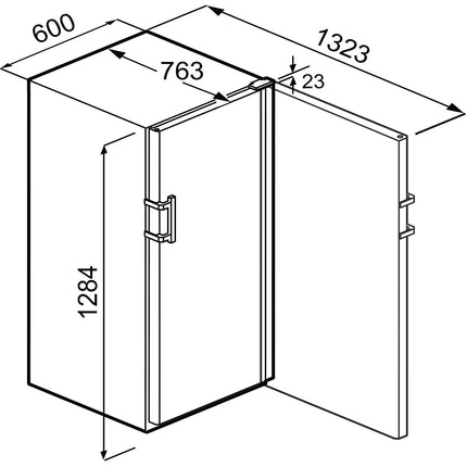 Cave à vin vieillissement LIEBHERR WKV142