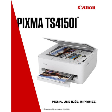 Imprimante jet d'encre CANON PIXMA TS4150i WH