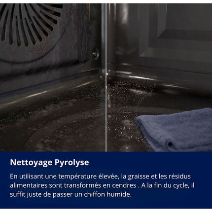 Four encastrable ELECTROLUX LODDP67WH2 Pyrolyse Chaleur tournante et Vapeur SteamBake 72L