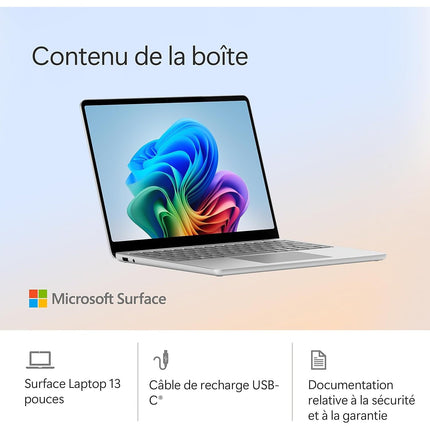 Ordinateur portable MICROSOFT Surface Laptop13' XPlus/16/512 Platine Copilot+PC