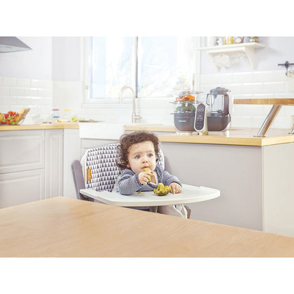 Mixeur Cuiseur Bébé BABYMOOV Nutribaby+ Industrial Grey