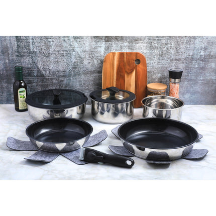 Batterie de cuisine ESSENTIELB 10 pcs revetement sain - Sans PFAS