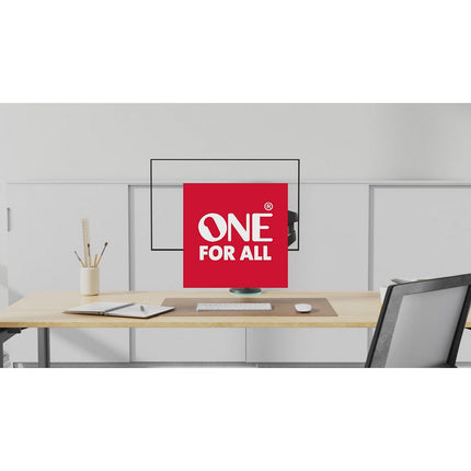 Support écran PC ONE FOR ALL écran 21/45'' blanc RGB inclinable