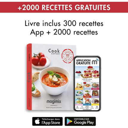 Robot cuiseur MAGIMIX Cook Expert Connect Chrome 18913